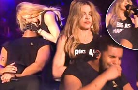 دريك ينفر من قبلة مادونا له في مهرجان Coachella