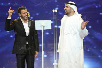 حسين الجسمي وكاظم الساهر