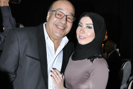 حجاج عبد العظيم وابنته