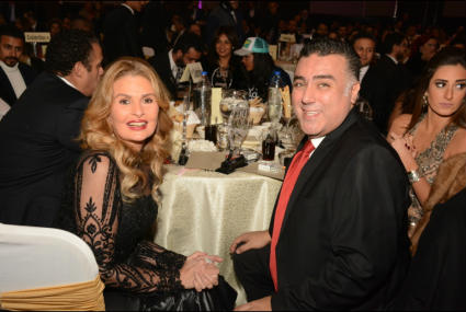 يسرا في الحفل مع تامر حبيب