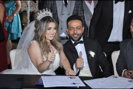 حفل زفاف تامر عاشور