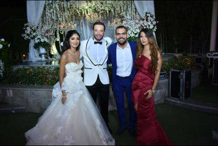 العروسان مع خالد عليش