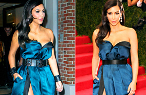 كيم قبل وبعد تغيير إطلالتها