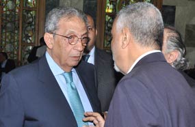 عمرو موسى ترشح في 2012 لرئاسة الجمهورية