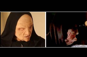 كلا من القاتلين في المسلسلين يرتدي قناع على وجهه