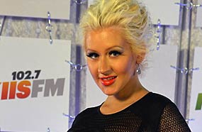 كريستينا أجيليرا أثناء حملها