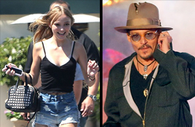 جوني ديب وابنته &quot;ليلي روز&quot;