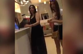 لقطة من الفيديو الذي انتشر بشكل واسع على مواقع التواصل الاجتماعي خلال الساعات الماضية 