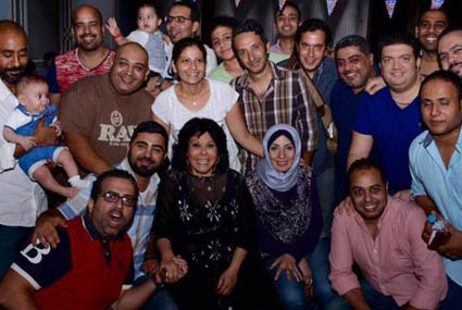 فريق عمل برنامج "صاحبة السعادة"