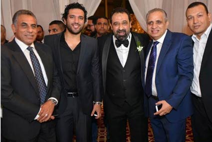 مجدي عبد الغني‎ يتوسط أحمد السبكي وحسن الرداد وحماده صدقي