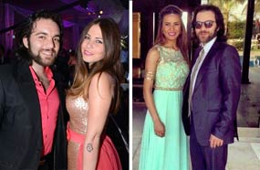 ِشريف رمزي وزوجته الجديدة والسابقة