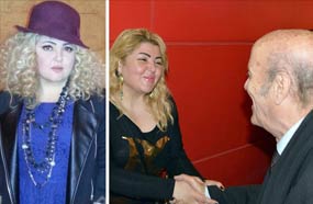 مها أحمد في العرض الخاص وصورة سابقة لها