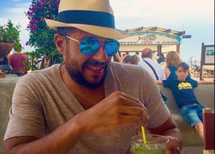 محمد حماقي في إحدى رحلاته لإيطاليا