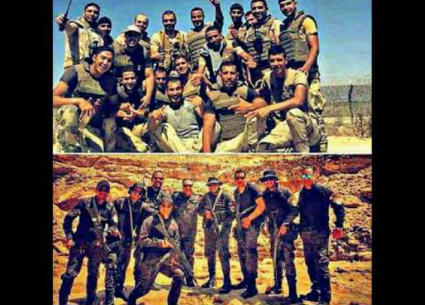 قوات الشرطة والجيش المصري