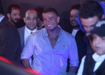 عمرو دياب ومن خلفه محمد حماقي ووليد صلاح الدين وسيد معوض