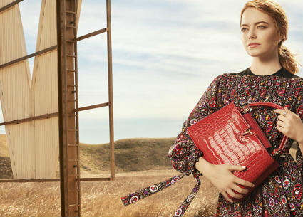 إيما ستون في حملة  Louis Vuitton الجديدة