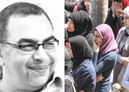 من جنازة الراحل أحمد خالد توفيق 