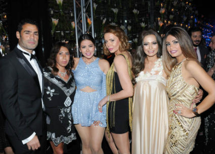 ليلى علوي ونجلاء بدر ولقاء الخميس ومشاهير الفن في حفل زفاف ابن المستشار الاقتصادي سامح صدقي 