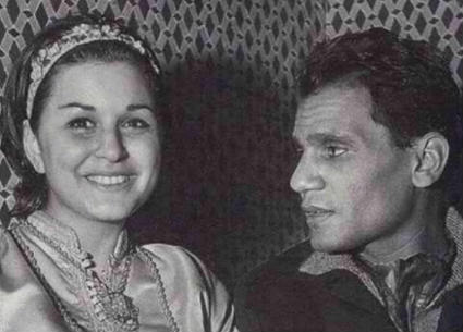 عبد الحليم حافظ وسعاد حسني.