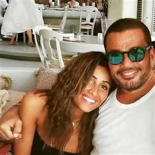 عمرو دياب ودينا الشربيني 