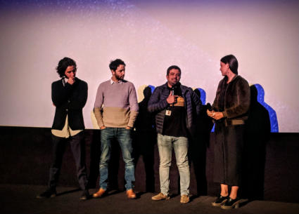 العرض الأول لفيلم ليل خارجي بحضور أحمد مالك، وكريم قاسم، وأحمد عبد الله.