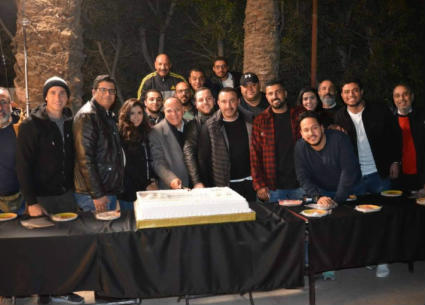 أحمد السقا يحتفل ببدء تصوير مسلسل &quot;ولد الغلابة&quot;