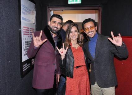 أحمد داود وأمينة خليل والمنتج سيف عريبي