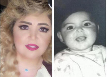 مها أحمد وصورتها وهي طفلة