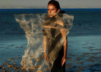 نيللي كريم في جلسة تصوير