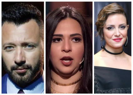 ريهام عبد الغفور وإيمي سمير غانم وأحمد فهمي