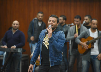 حفل رامي صبري بجامعة المنصورة