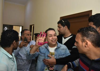 هؤلاء النجوم شاركوا في اليوم الأول من الاستفتاء على التعديلات الدستورية 2019