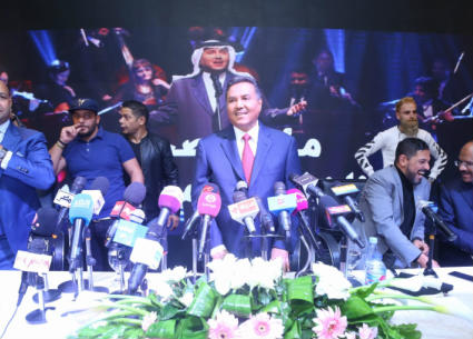 المؤتمر الصحفي لمحمد عبده بالقاهرة