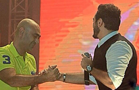 ميمي فؤاد مع تامر حسني