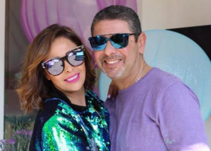 داليا البحيري وزوجها حسن سامي