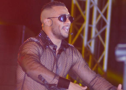 محمد رمضان في حفله في الساحل الشمالي