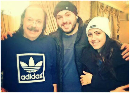 الراحل طلعت زكريا ونجليه