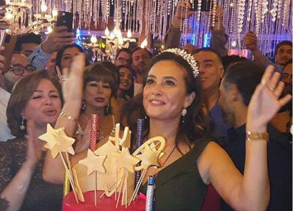 هند صبري والتورتة