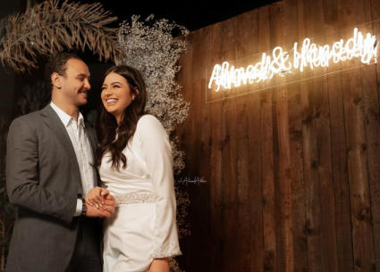 أحمد خالد صالح وهنادي مهنى