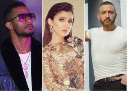 أحمد السقا ومي عمر ومحمد رمضان