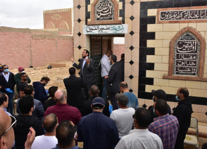 جنازة والدة معتز التوني