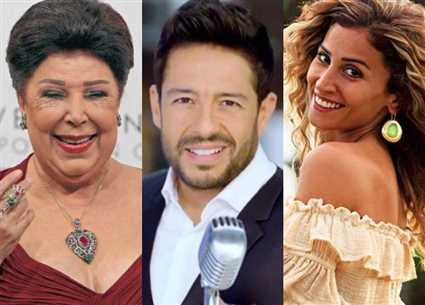 دينا الشربيني ومحمد حماقي ورجاء الجداوي