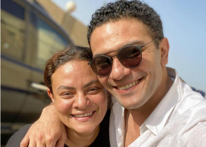 آسر ياسين وكاملة أبو ذكري