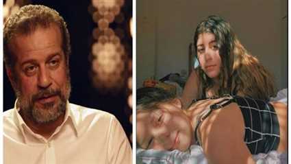 شريف منير وبناته