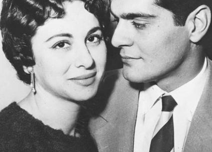 فاتن حمامة وعمر الشريف