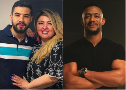 محمد رمضان- مها أحمد ونجلها