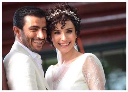 سونجول أودان وزوجها 