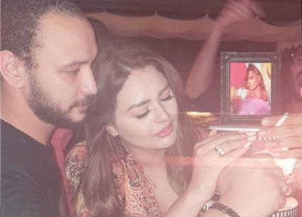 أحمد خالد صالح وهنادي مهنى