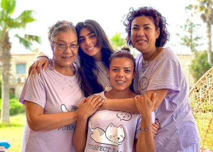 أسرة ناهد السباعي