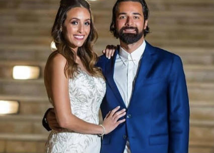 أحمد حاتم وزوجته